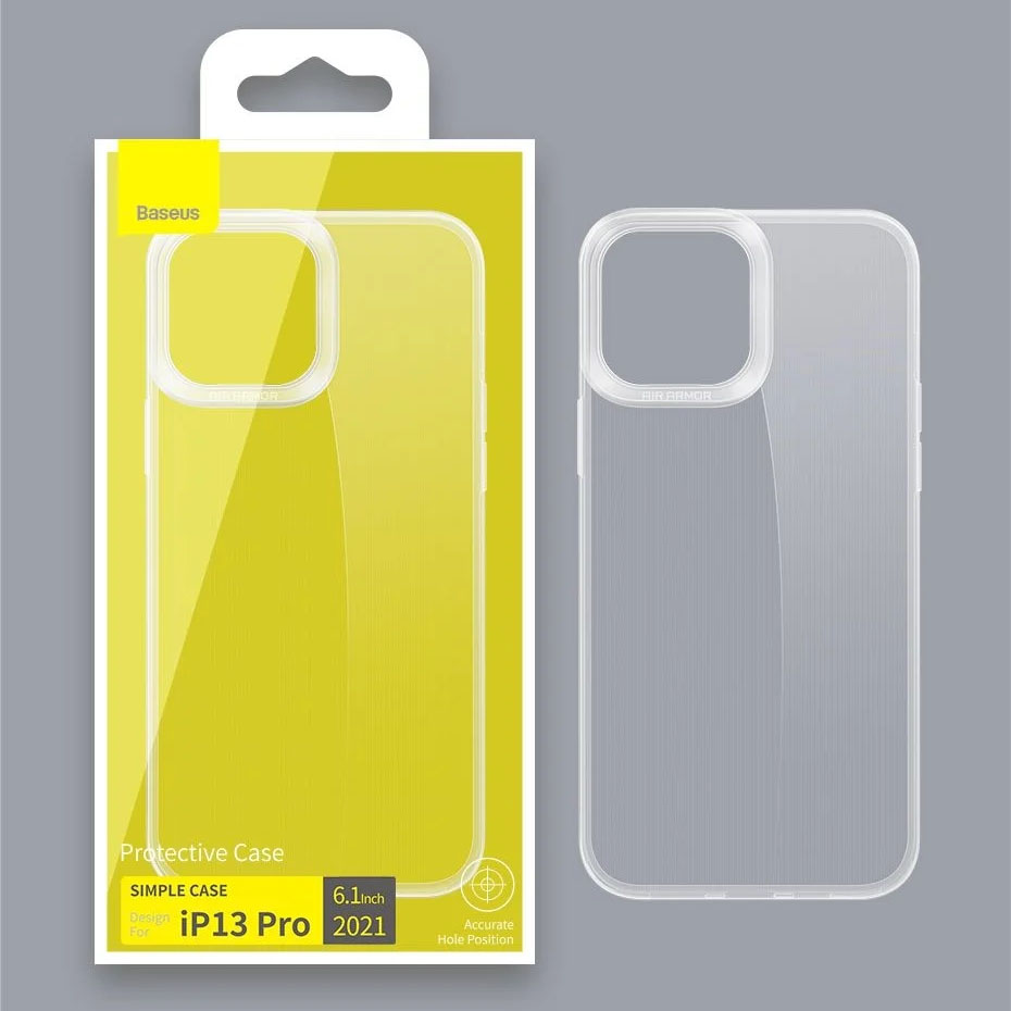 Ốp lưng Baseus dành cho iPhone 13/ 13 pro/ 13 Pro Max trong suốt - hàng chính hãng