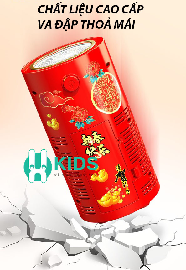 Máy phun thổi bong bóng tự động pin sạc có đèn led, phát nhạc loại cao cấp - Đồ chơi Tết năm mới vui nhộn cho bé
