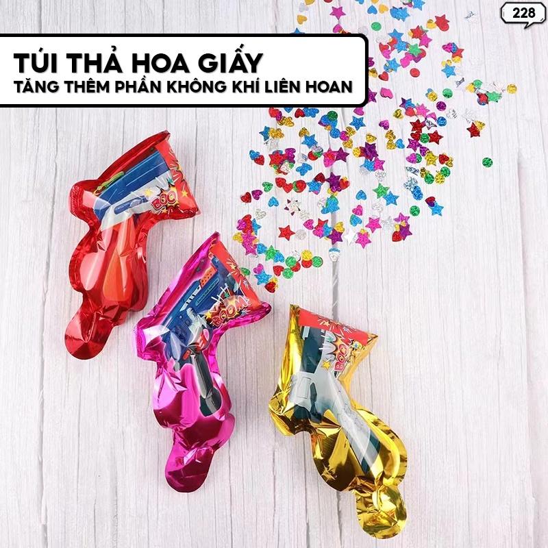 Dụng Cụ Tung Hoa Giấy Đám Cưới Đám Tiệc Nhỏ Gọn Bỏ Túi Hình Đồ Chơi Trẻ Em 228