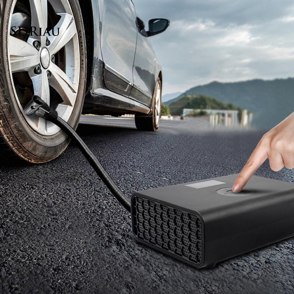 *QCDZ* Portable Car Air Pump Electric Automatic Tire Inflator Air Compressor Pump for Vehicles
