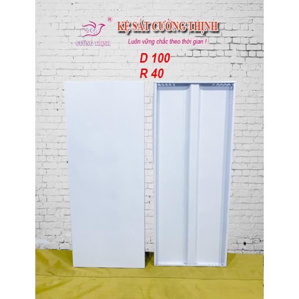 Mâm sắt màu Trắng dài 100cm, rộng 40cm CT4X10T