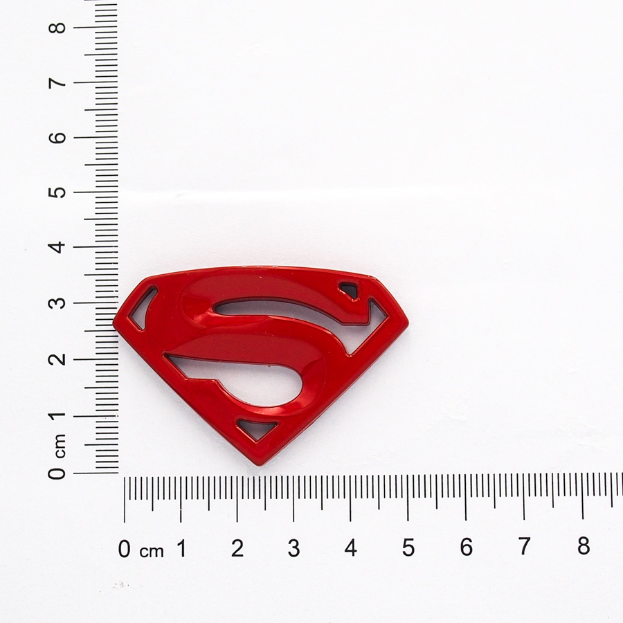 Superman size nhỏ 5x3.5cm - Sticker hình dán metal kim loại