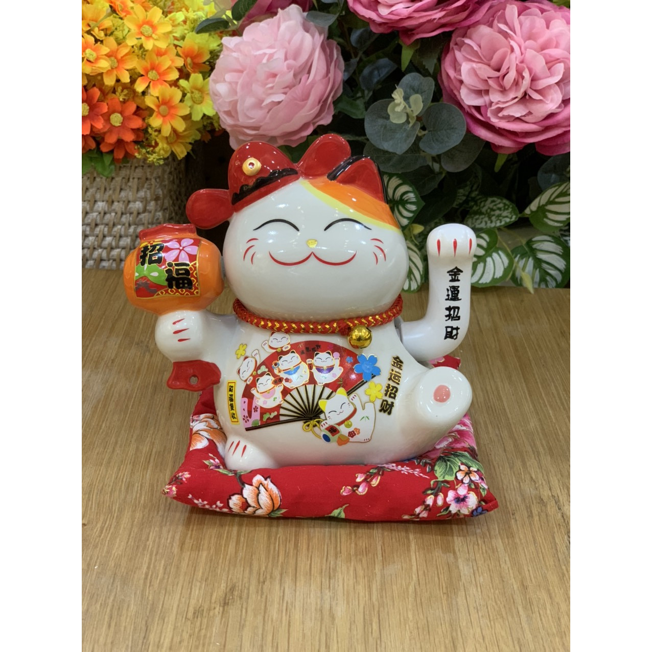 Mèo sứ may mắn - Maneki Neco - 6''