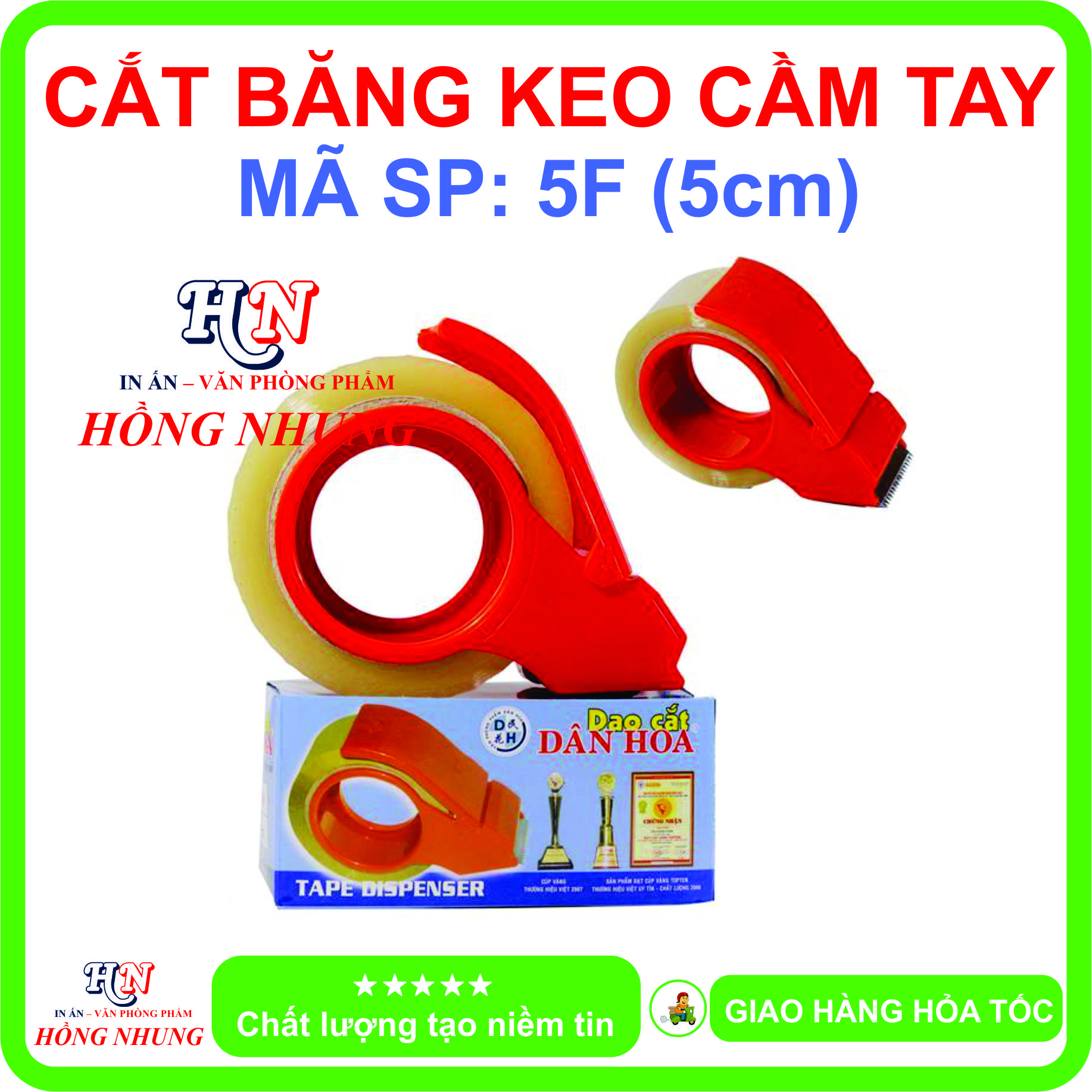 Đồ Cắt Băng Keo Cầm Tay Sắt 5F/ 6F Dụng Cụ Cắt Băng Keo tiện lợi