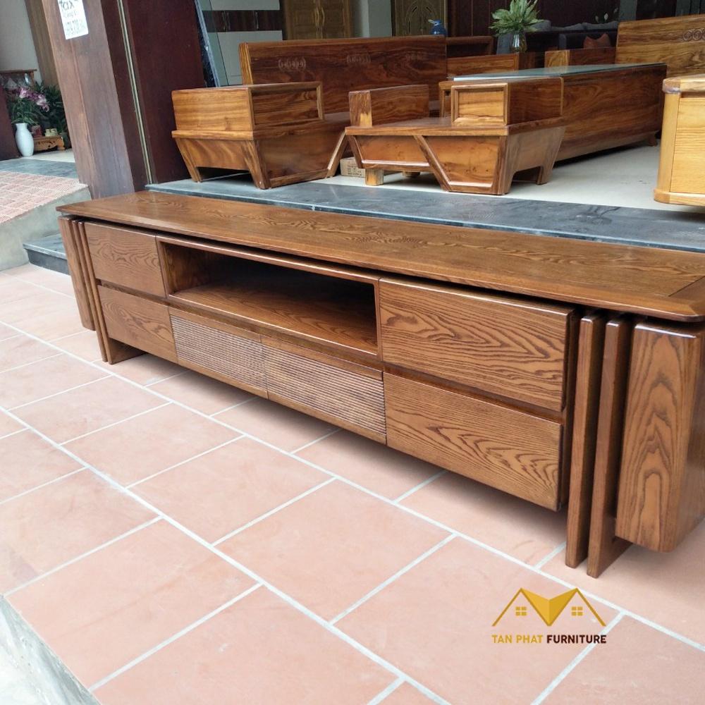 Kệ Tivi Gỗ Sồi Thịt 200*40*50cm[Hàng cao cấp]