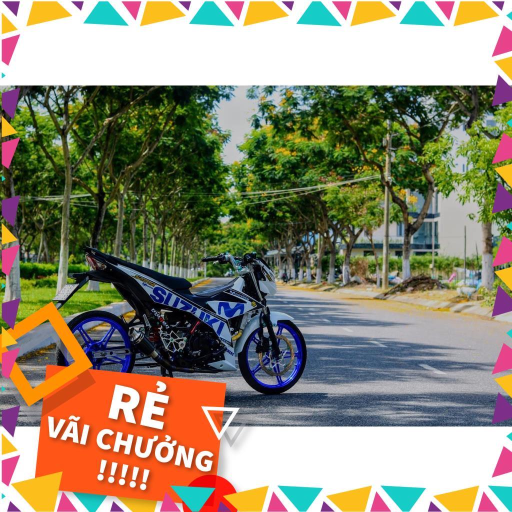 Tem Rời Raider FI Mẫu Movistar Trắng Xanh