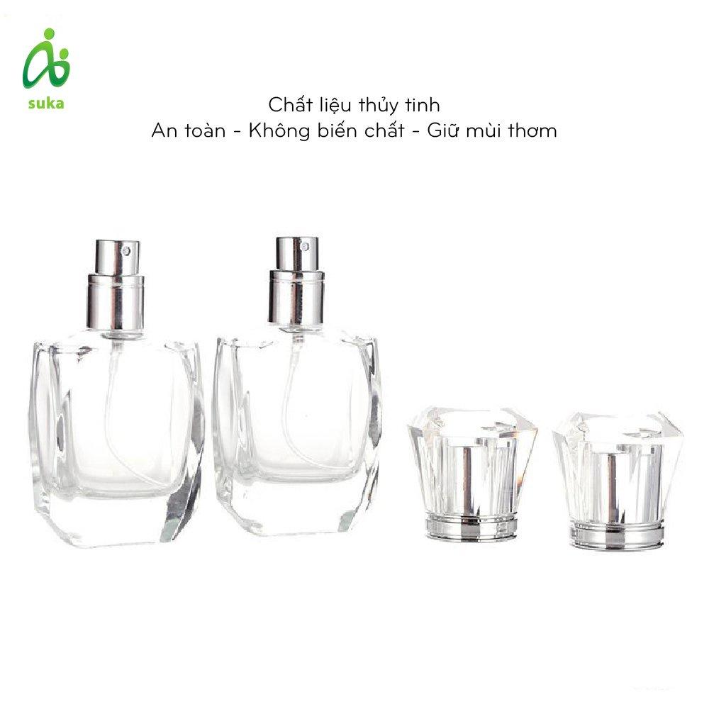 Dụng cụ chiết nước hoa-Bình xịt chiết nước hoa thủy tinh 30ml SK
