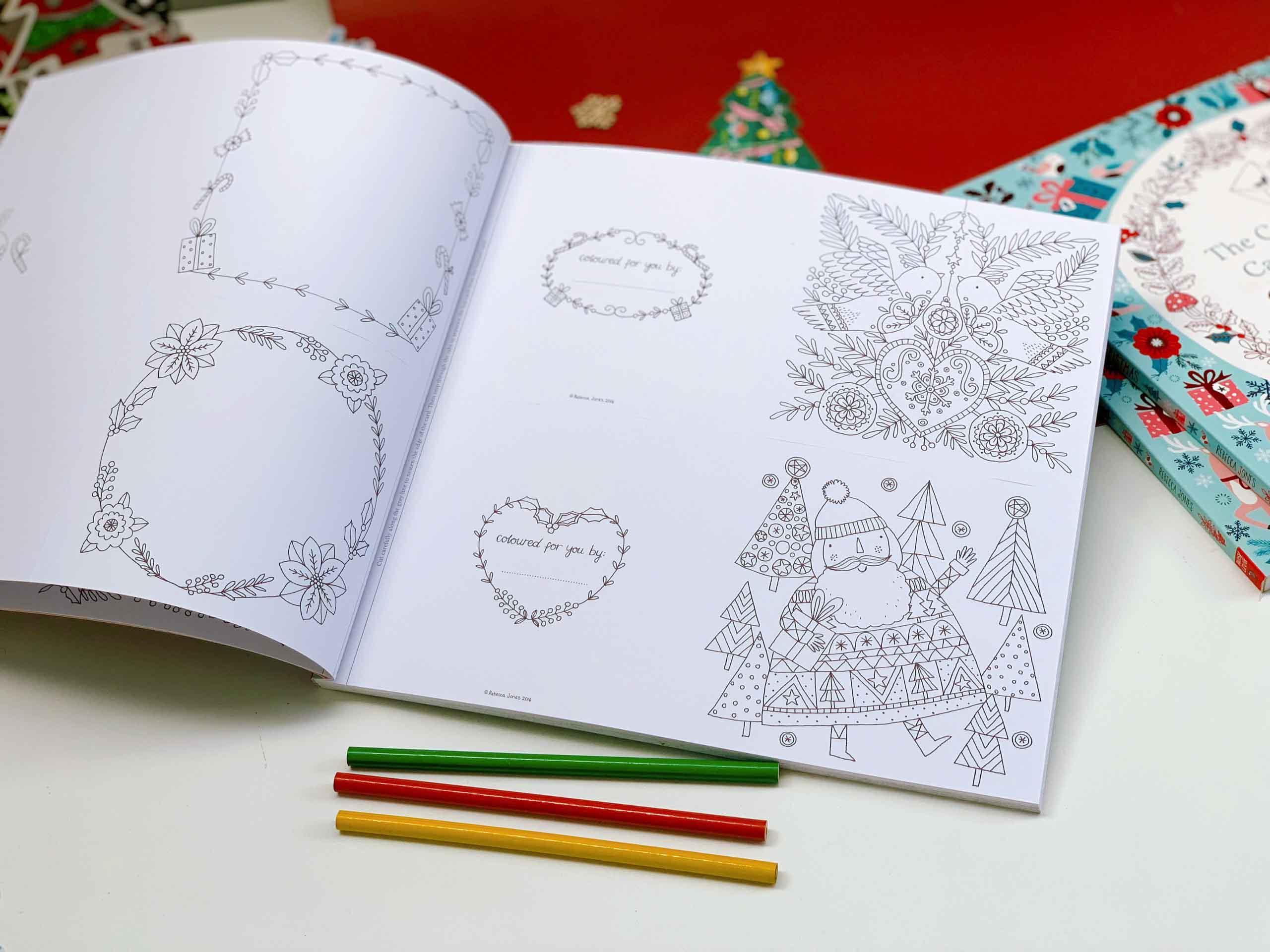 National Trust: The Colouring Book of Cards and Envelopes - Christmas