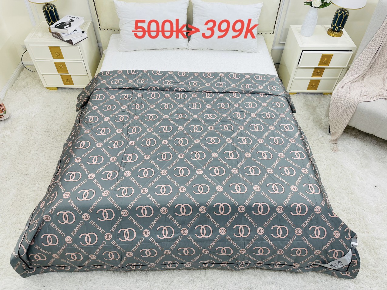 "NGÀY CỦA CHĂN LỤA HÈ" siêu Combo:Giảm 20%,mua dồn 10 cái hoàn tiền mặt 10%,bao Ship.