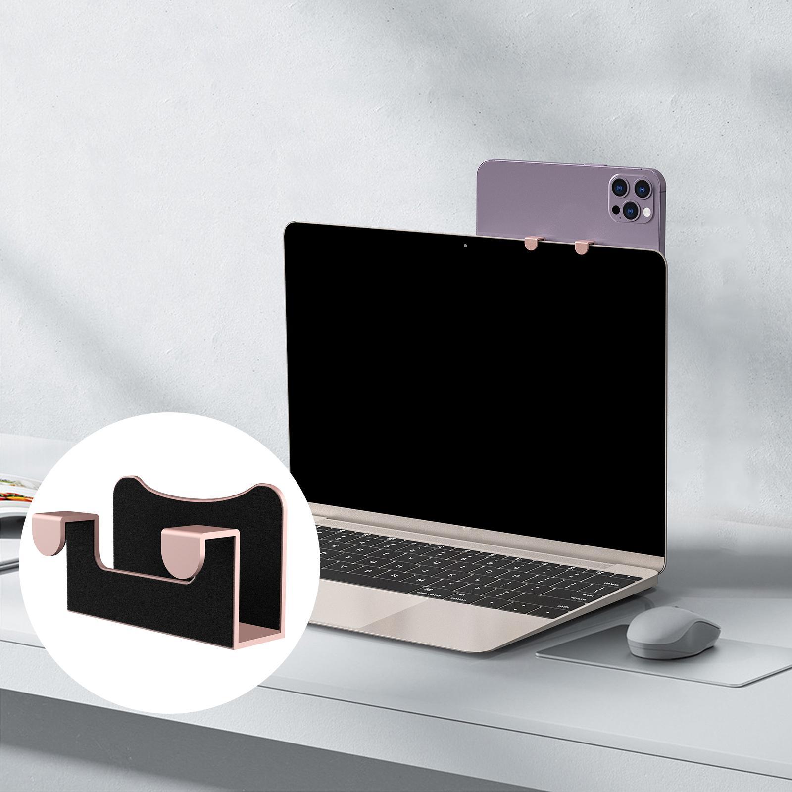 Laptop Phone Holder Dual Machines with Screen Computer Monitor Mount