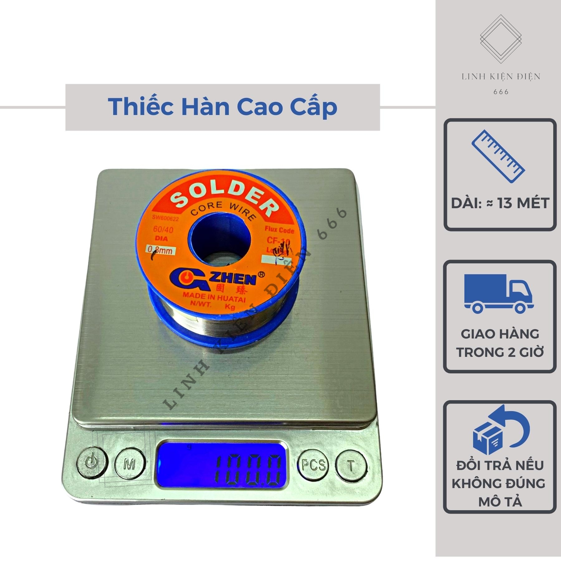 Thiếc Hàn Cao Cấp Nhựa Thông Thiết Hàn Gzhen Cuộn Thiếc Hàn