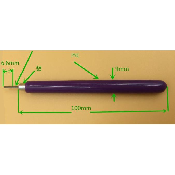Cây cuốn thân nhựa PVC, đầu ngắn 10mm