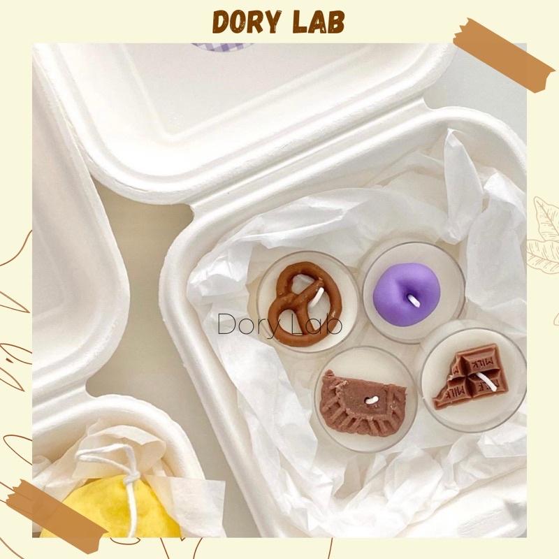 Nến Thơm Tealight Mini Mix Topping Màu Sắc - Dory Lab