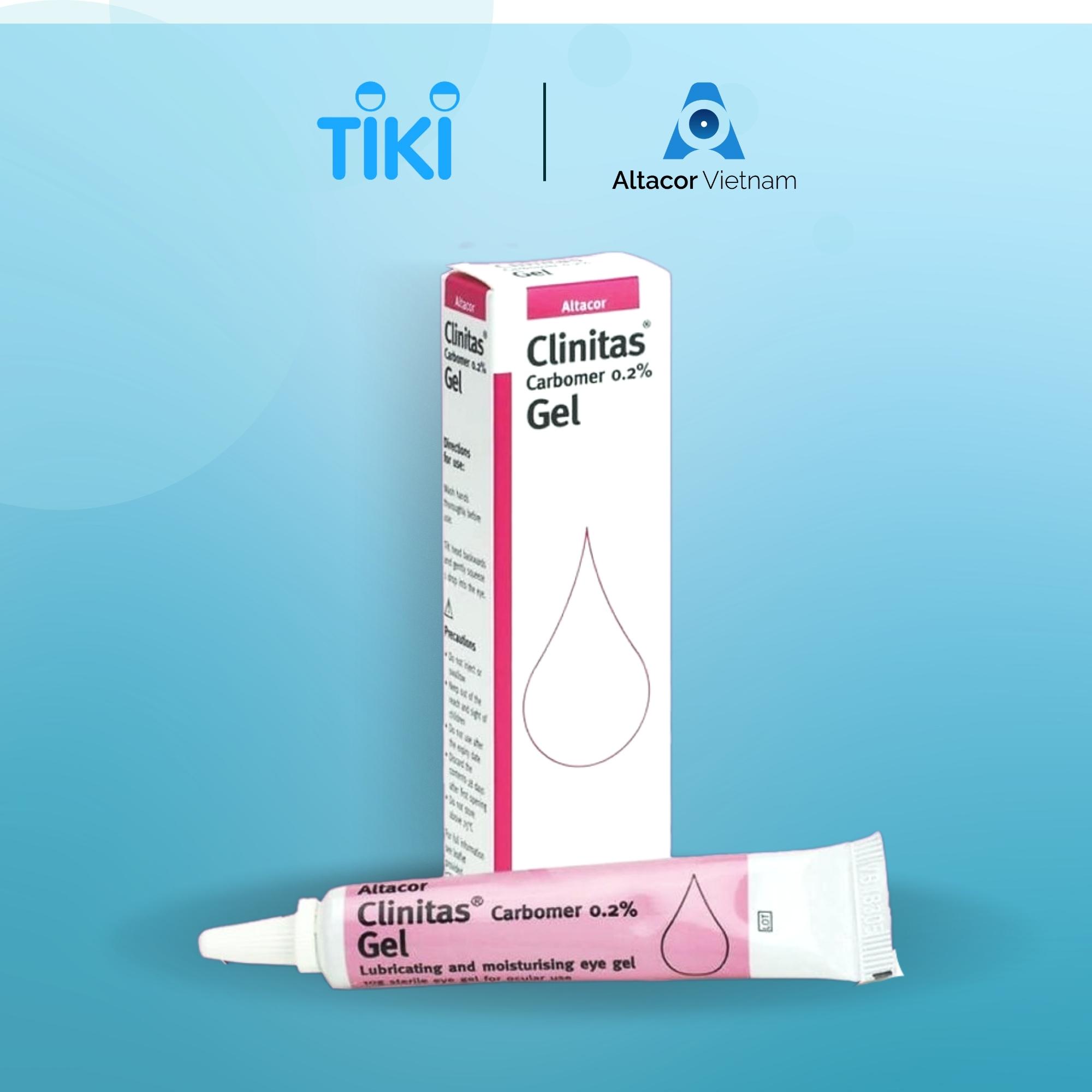 Gel bôi mắt Clinitas gel 0.2% (10g) - Chính hãng