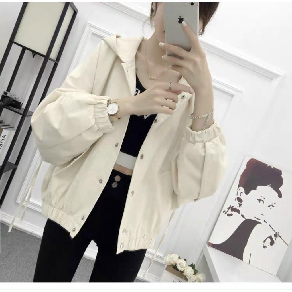 ÁO KHOÁC NỮ CHẤT KAKI 1 LỚP THIẾT KẾ GIẢN ĐƠN CỰC NGẦU SIÊU PHẨM DUYÊN DÁNG CỦA CÁC NÀNG