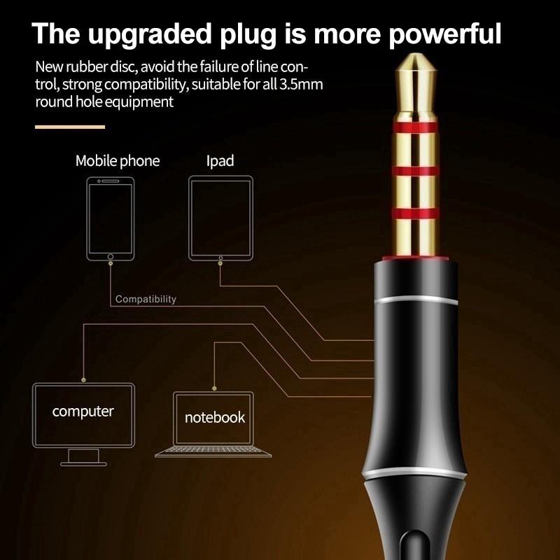 Tai nghe nhét tai có dây Tai nghe chơi trò chơi nhét tai Tai nghe dây nhét tai NEW Stereo Tai nghe Có Dây Đối với Samsung Xiaomi Cao Bass 6D Stereo Trong-Tai Tai Nghe Earbuds Thể Thao Tai Nghe tai