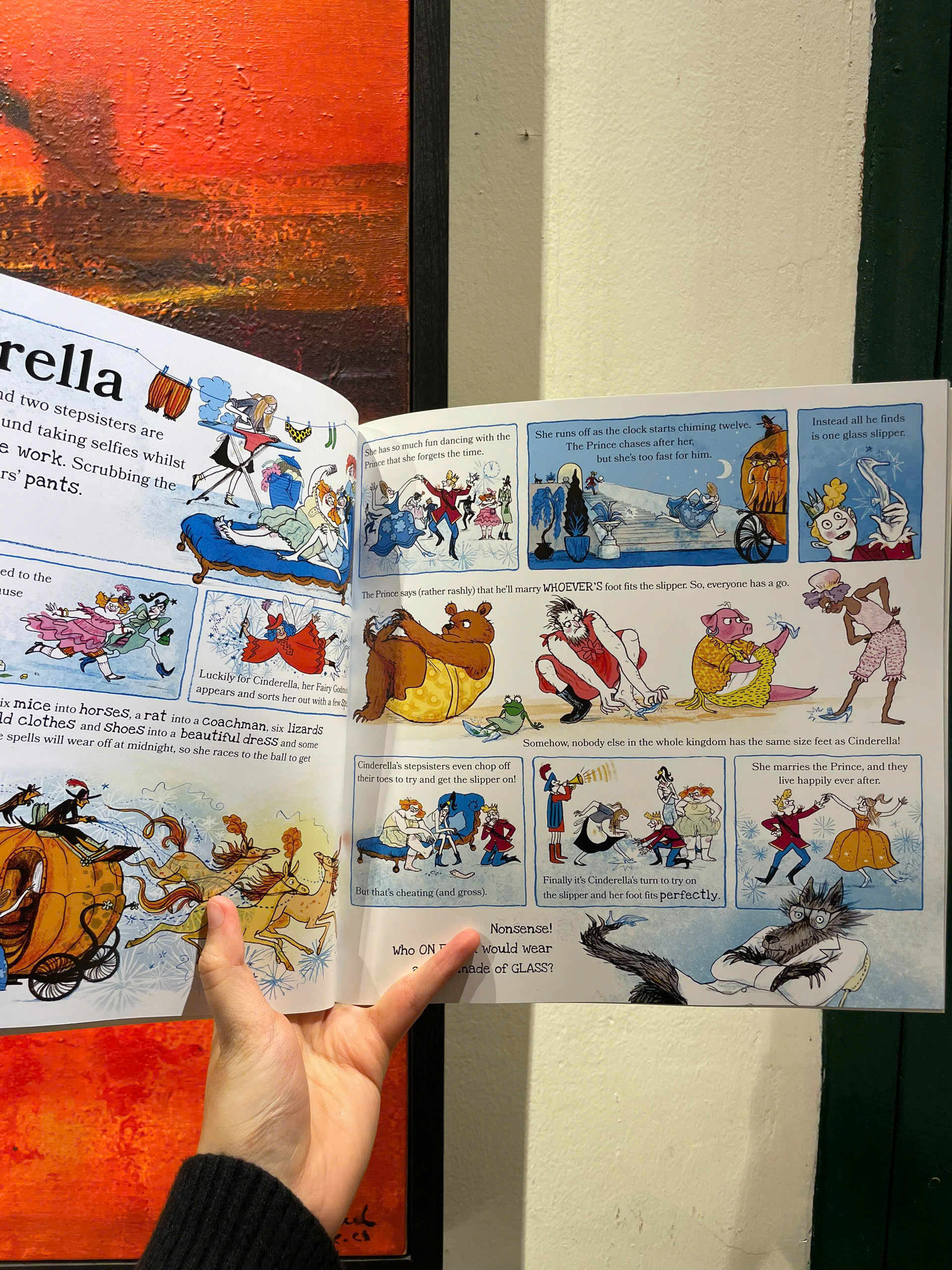 Big Bad Wolf Investigates Fairy Tales by Catherine Cawthorne - Children Picture book in English