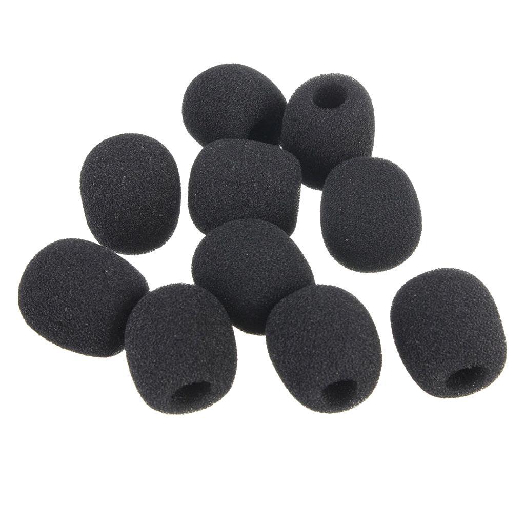 3-7pack 10Pcs Small Foam Covers Windscreen Windshield for Microphone 18mm x 8mm