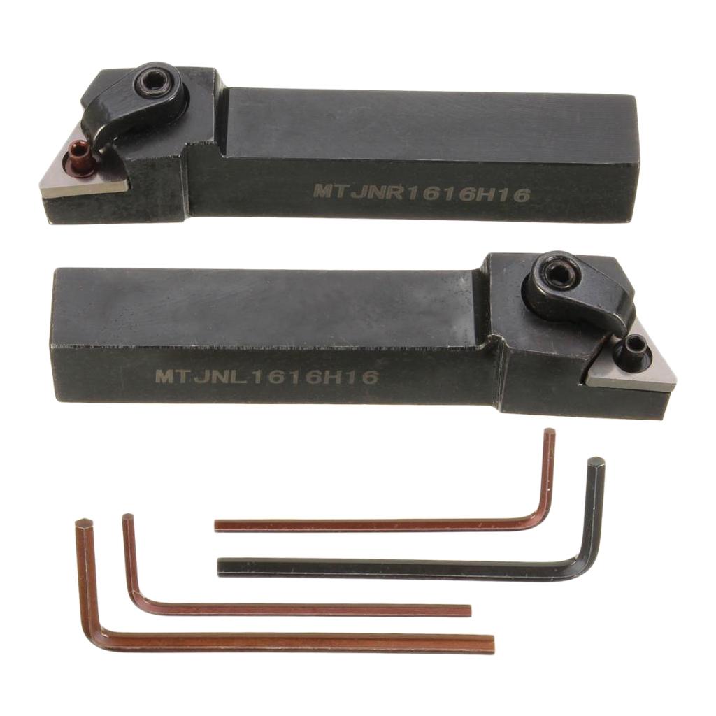 Lathe Tool Holder Holder Boring Bar + Wrench CNC Lathe Turning Tool, 100 Mm MTJNR1616H16 MTJNL1616H16