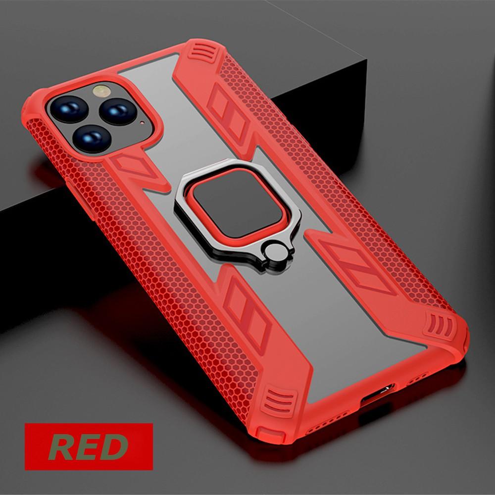 Ốp lưng cho iPhone 7 8 6 6s Plus X XR XS Max 11 Pro Max SE 2020 iRON MAN nhẫn xoay TRONG SUỐT chống sốc