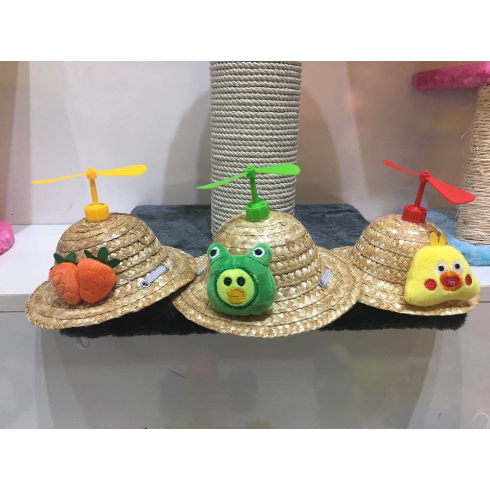 Mũ chống nắng cho thú cưng size
