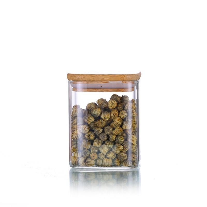 Set 3 lọ thuỷ tinh dáng vuông
