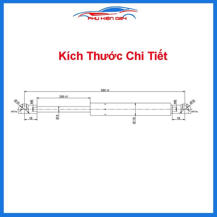 Bộ ty thủy lực chống cốp sau Nissan X-Trail T31 2007-2008-2009-2010-2011-2012-2013-2014 G8VN mở cốp tự động