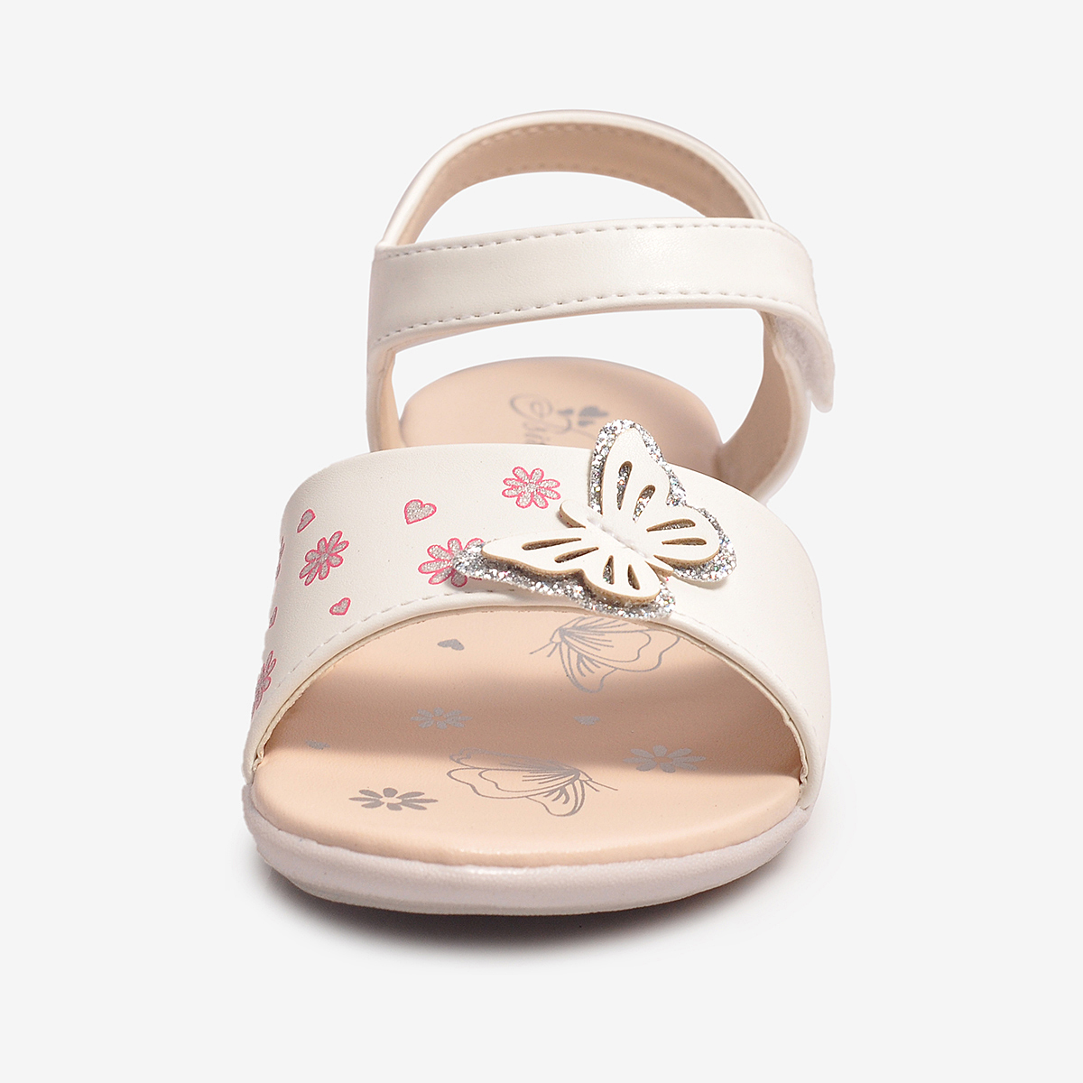 Sandal Si - TPR Bé Gái DTG076800TRG (Trắng