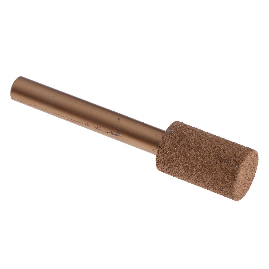 2X Cylinder diamond grinding head drill cylinder tips coated 100 grit 12 mm