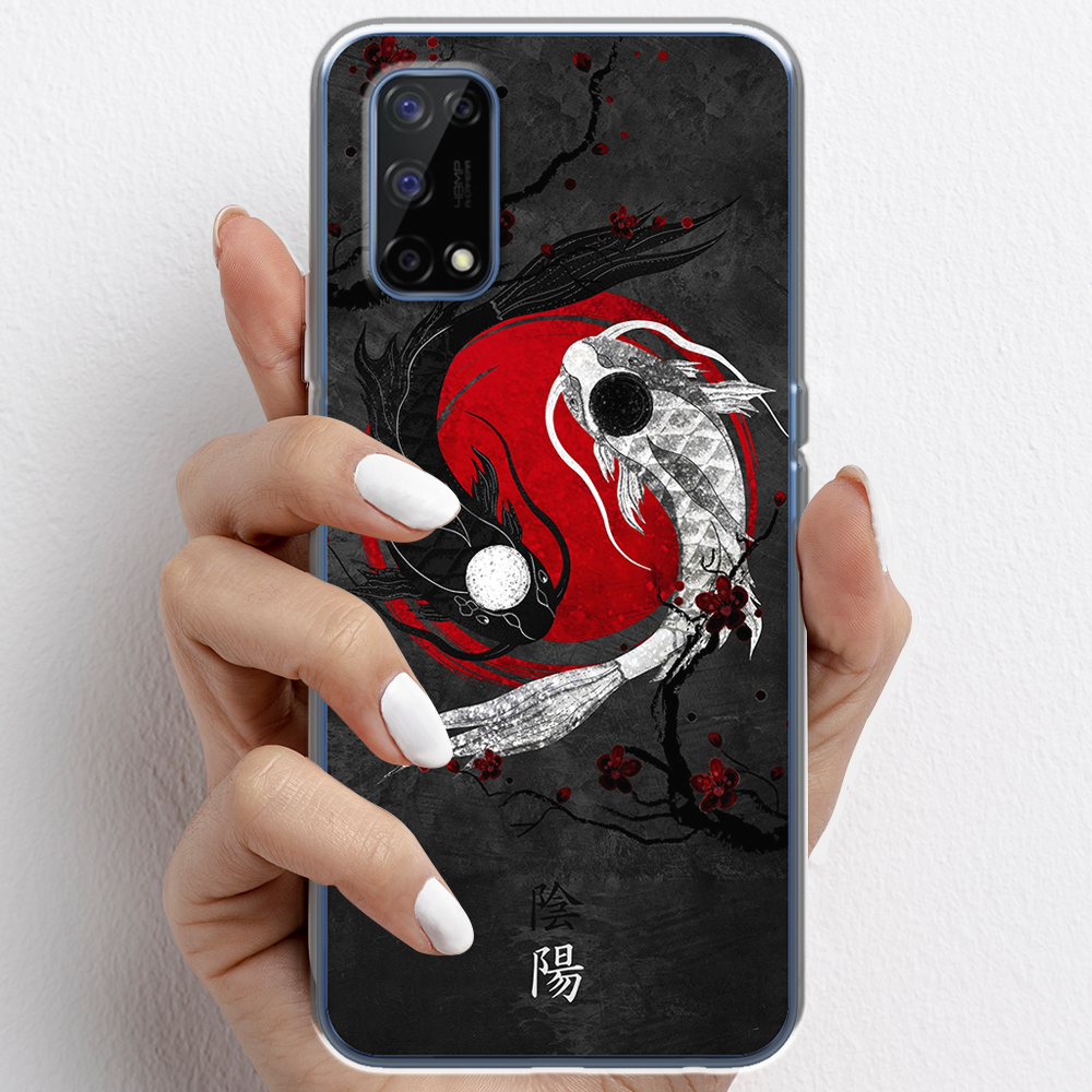 Ốp lưng cho Realme 7 Pro nhựa TPU mẫu Cá âm dương