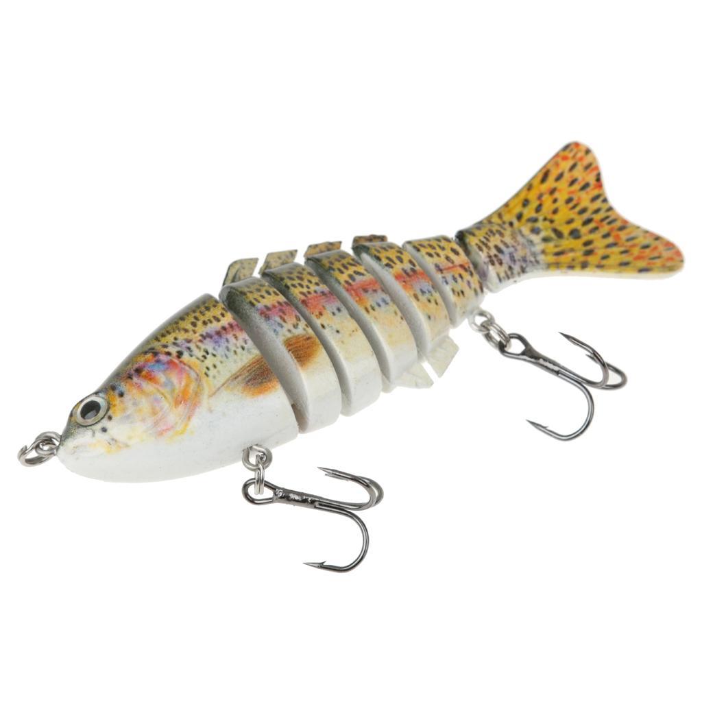 3.5inch Fishing Lure Multi Jointed Swimbait Life Like Sinking Bass Bait