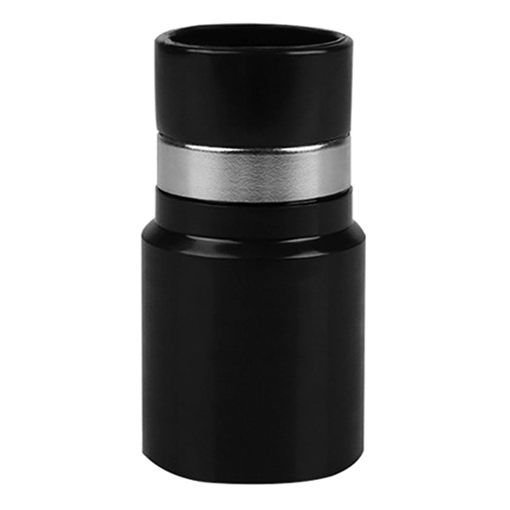 2pc Vacuum Cleaner Brush Nozzle Hose Connector Adapter 32mm Inner Dia. Black