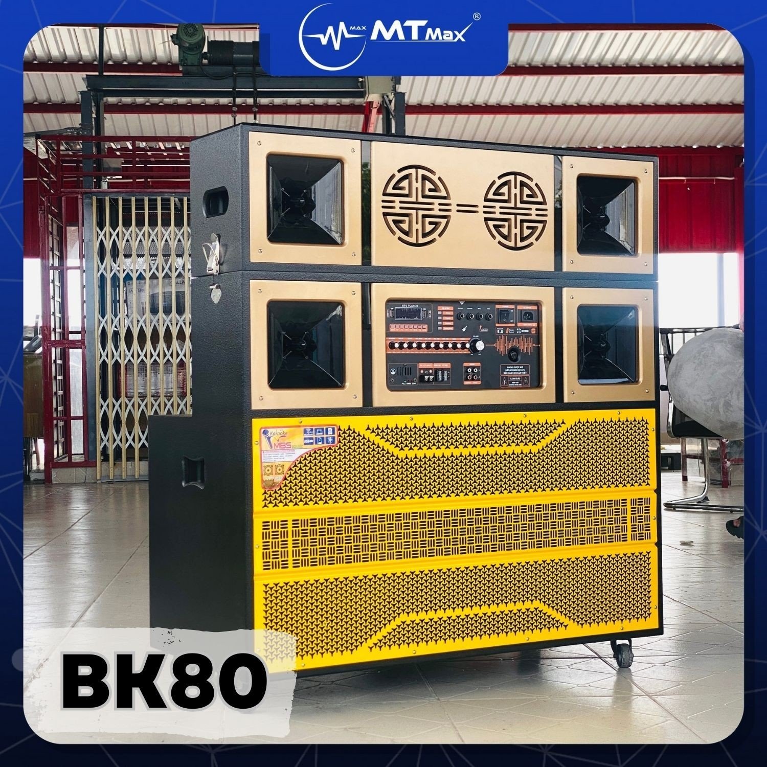 [BH 12 Tháng] Loa Kéo MTMax BK80 – Loa 4 Tấc Đôi Thiết Kế Độc Đáo Kèm 2 Micro Cao Cấp, Công Suất Cực Đại 1500W Mang Lại Trải Nghiệm Âm Thanh Tuyệt Vời