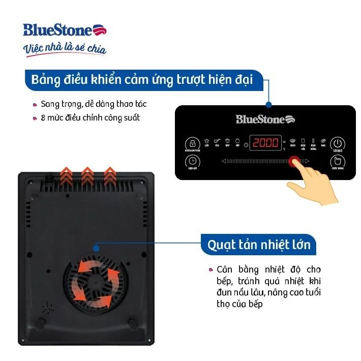 Bếp Từ Đơn BlueStone ICB-6619, Công Suất 2000w - Cảm Ứng, Hàng Chính Hãng