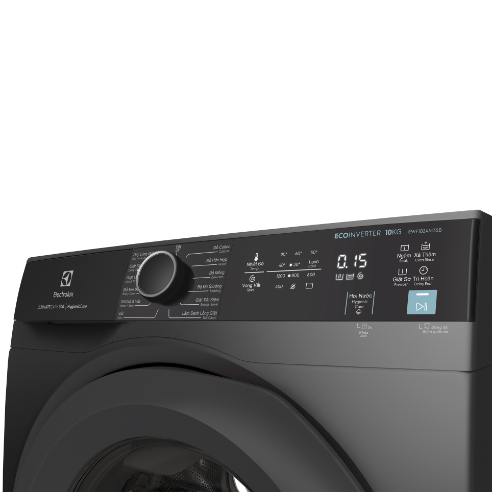 Máy giặt Electrolux Inverter 10kg EWF1024M3SB - Chỉ giao HCM