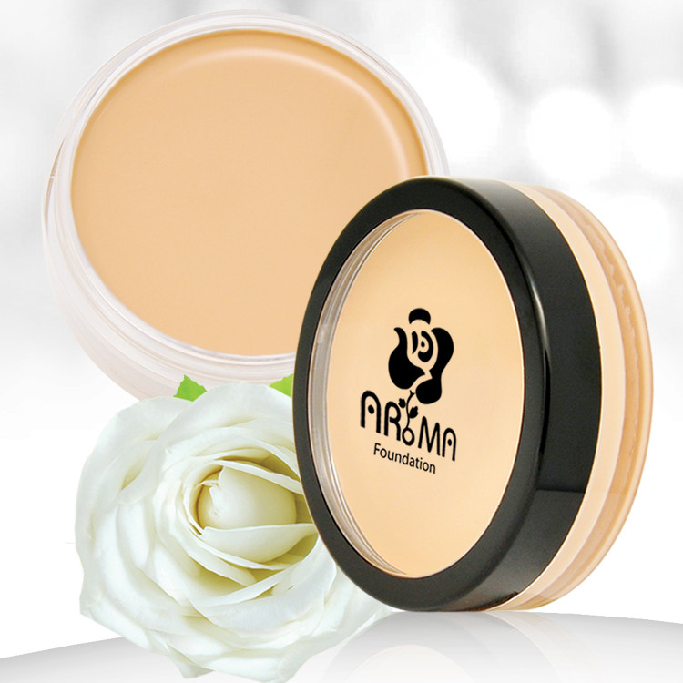 Kem che khuyết điểm Aroma Cover Foundation Hàn Quốc 14g No.21 Light Beige tặng kèm móc khoá