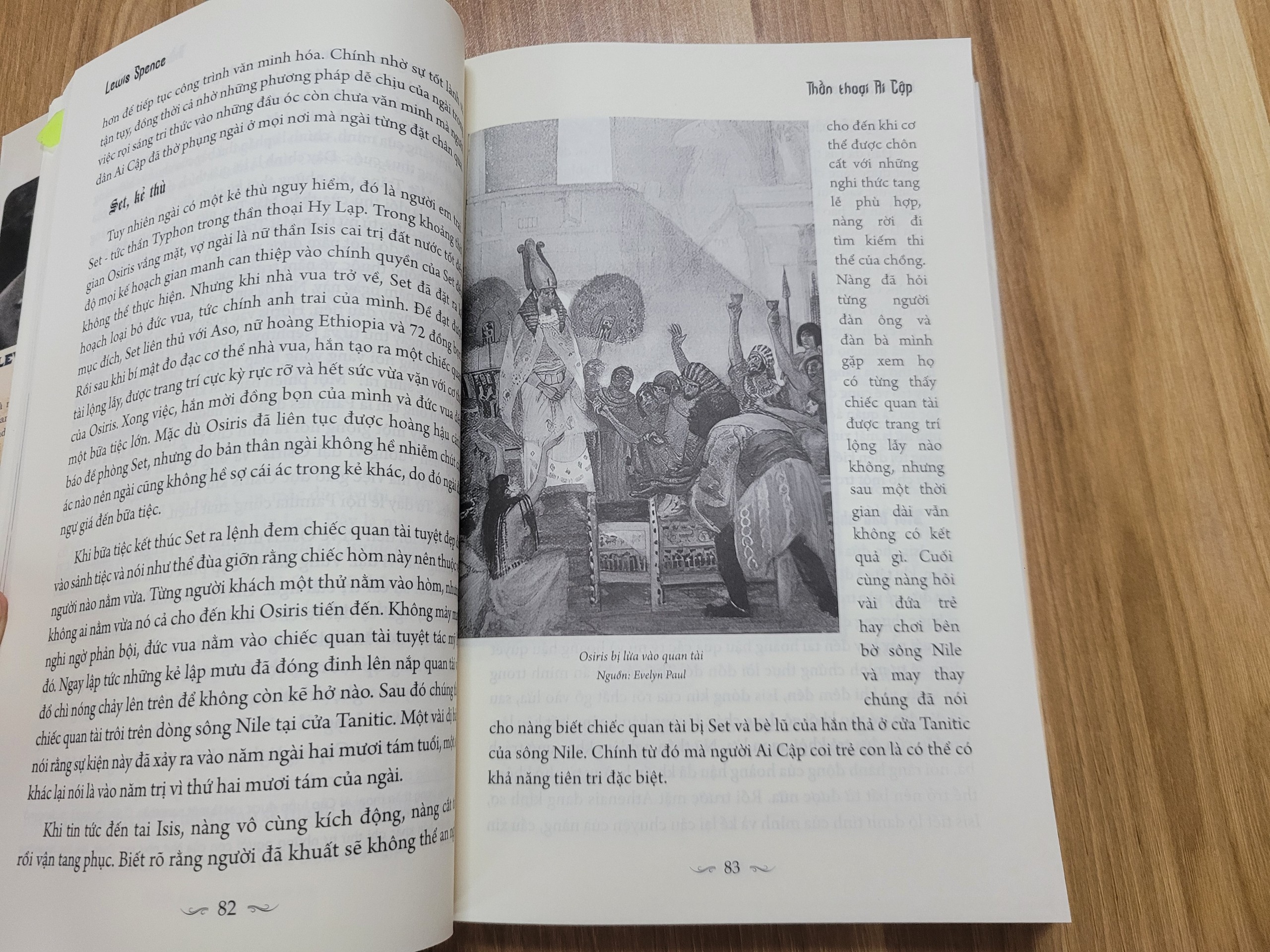 (Sách khảo cứu lịch sử, có tranh minh hoạ) THẦN THOẠI AI CẬP - Lewis Spence –Tri Thức Trẻ –NXB Hội Nhà Văn