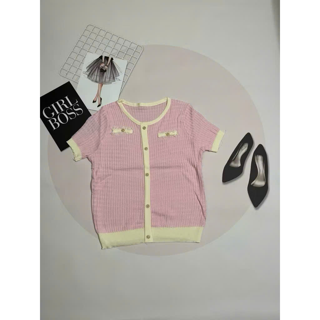 Áo len mongtoghi QC,áo len dệt kim nữ hàng thanh lý mới họa tiết dễ thương size 45-57kg