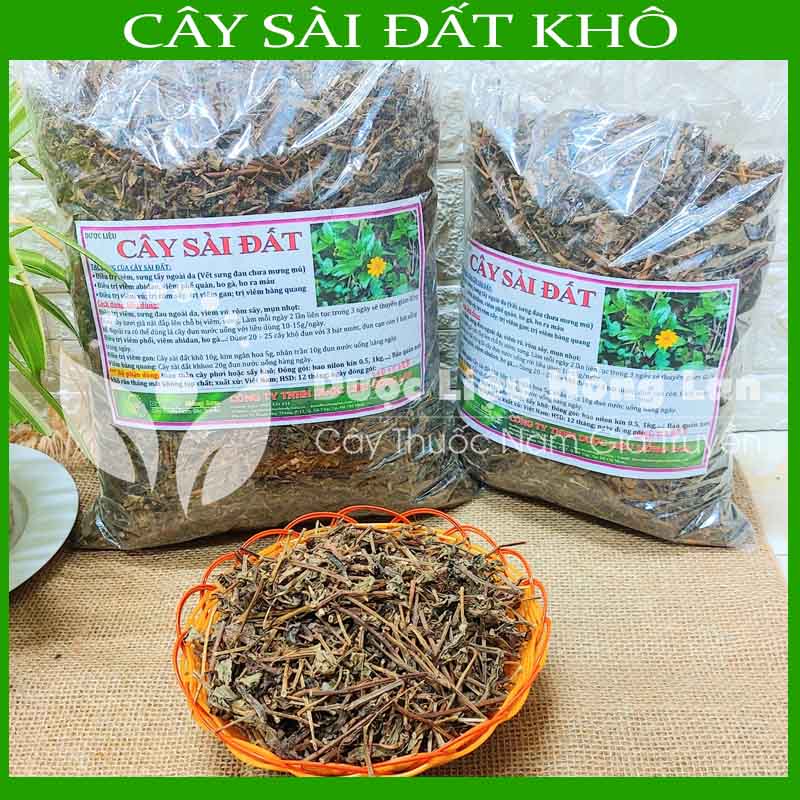 Cây sài đất khô sạch đóng gói 1kg