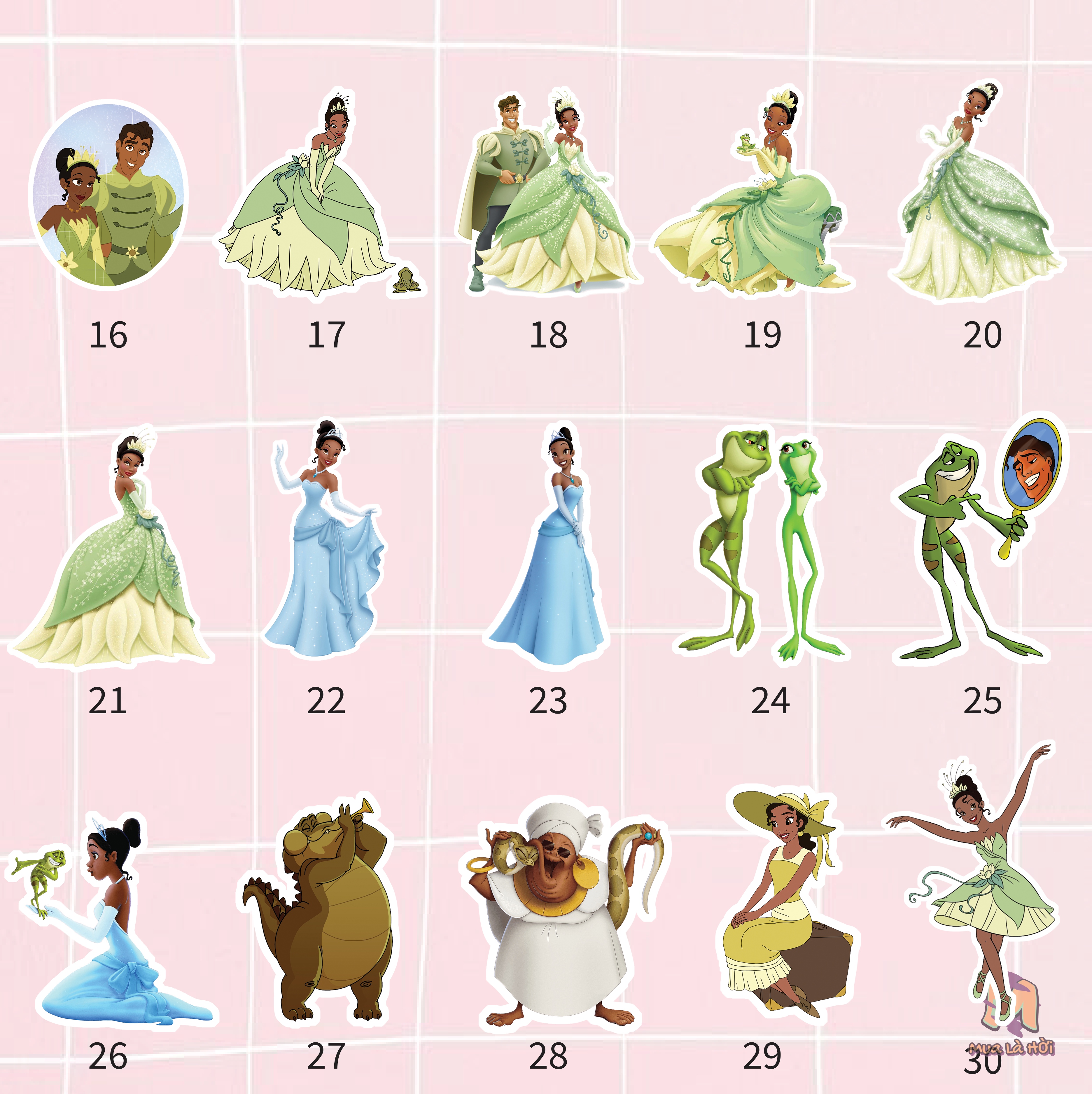 Túi Tote in hình chủ đề The Princess and The Frog (Hoàng tử ếch)