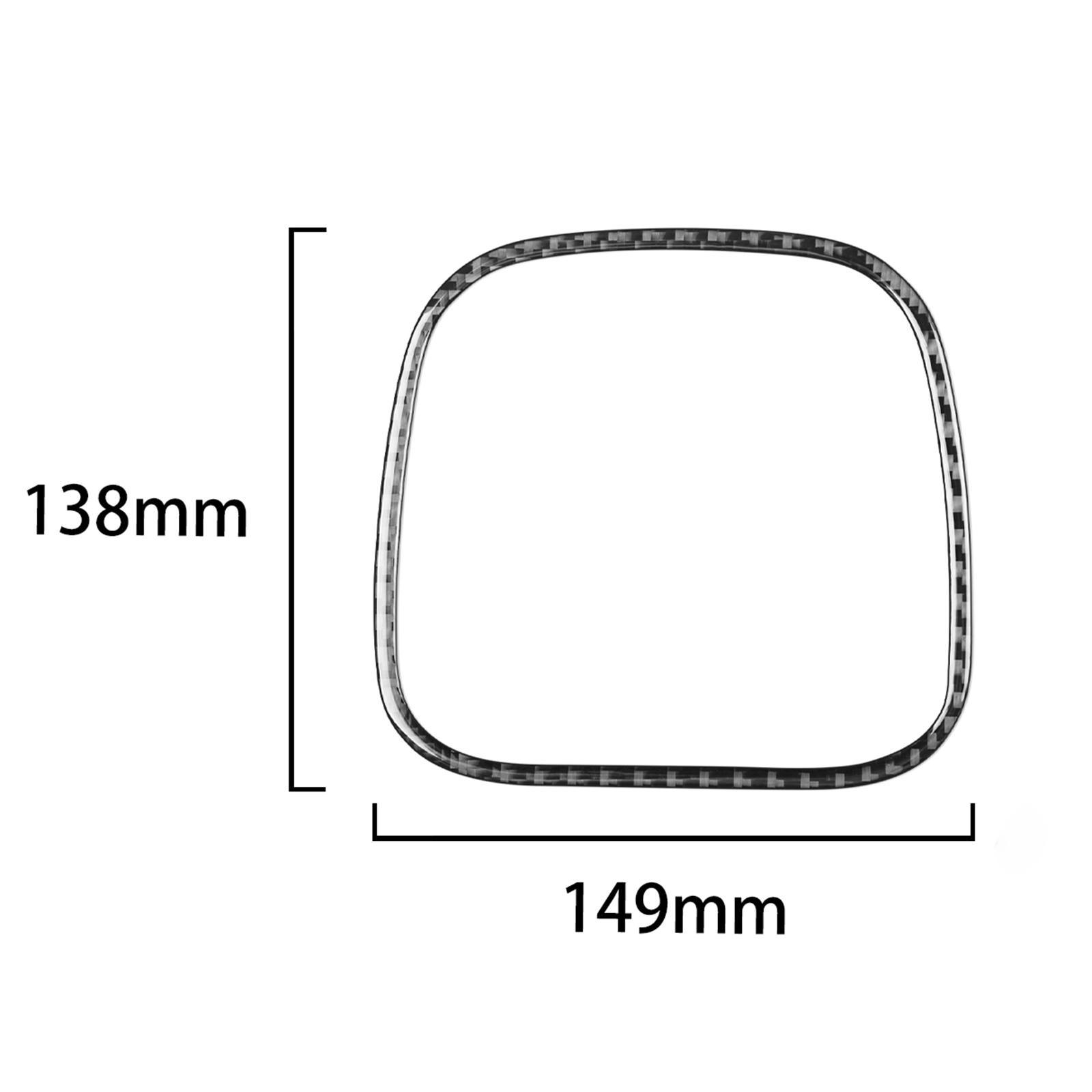 Carbon Fiber Transmission Gear Panel Automobile Panel Stickers Durable Parts Scratchproof Replaces Interior Accessories for