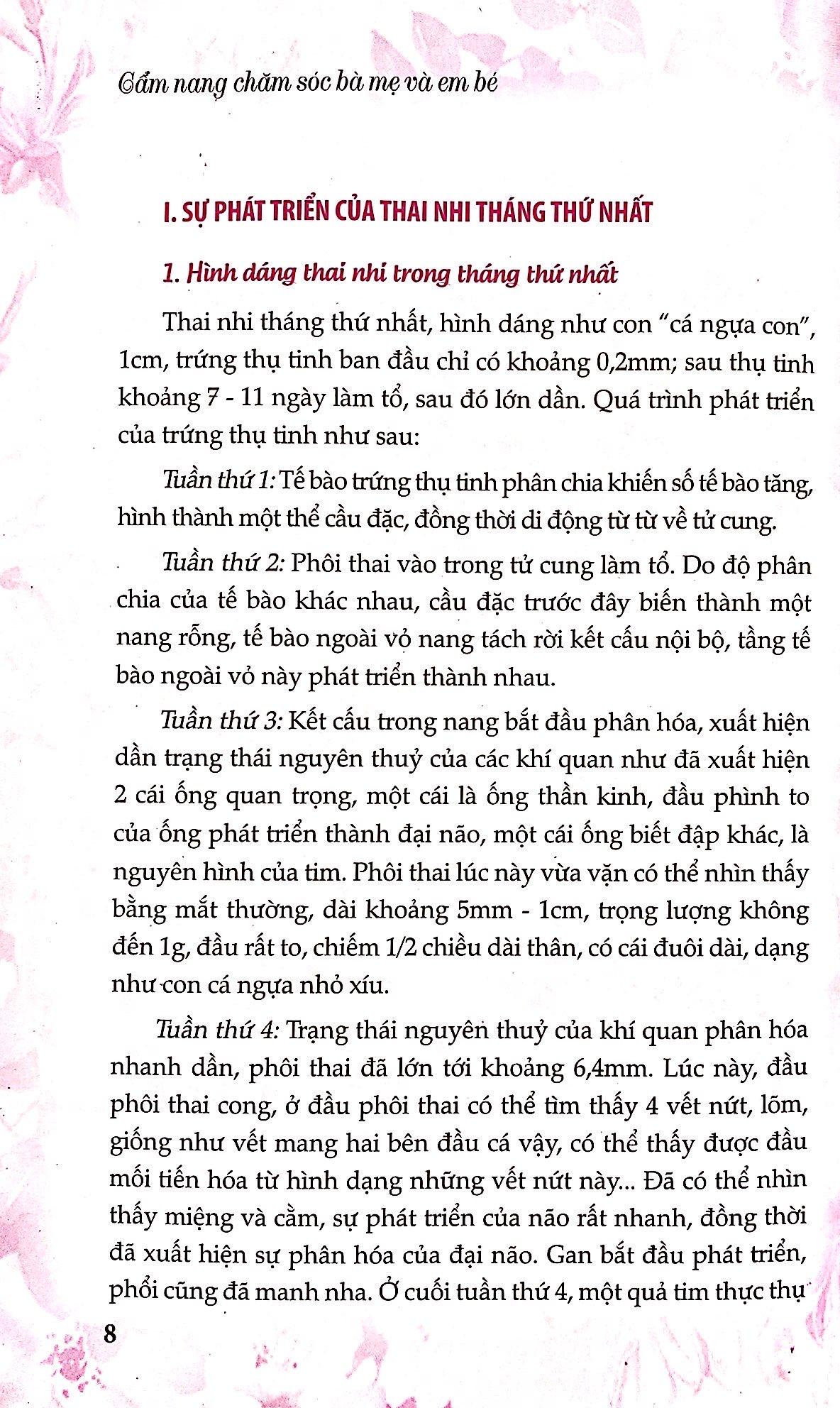 Cẩm Nang Chăm Sóc Bà Mẹ Và Em Bé