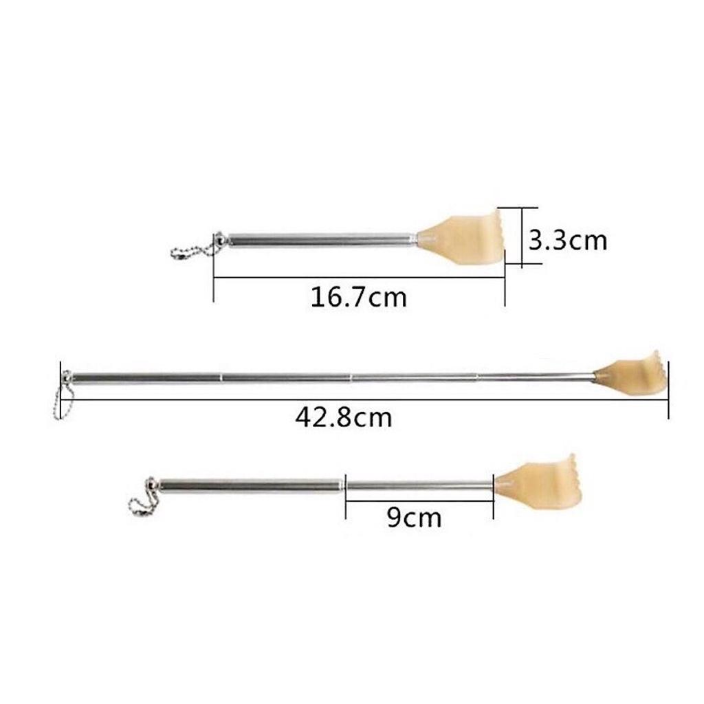 COMBO 2 Cây Gãi Lưng INOX Kéo Dài 41cm có thể rút gọn 16cm - Tay Gãi Siêu Đỉnh