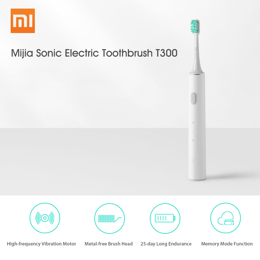 Bàn Chải Đánh Răng Điện Xiaomi Mijia Sonic T300 Usb Bàn Chải Siêu Âm Tốt Cho Nướu
