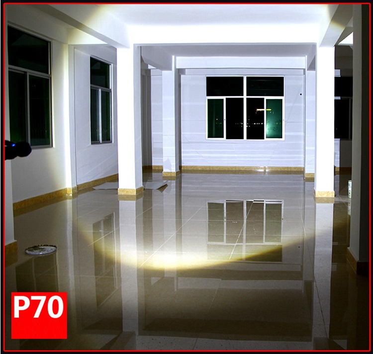 Đèn pin hợp kim nhôm cầm tay sạc điện, tích hợp đèn báo SOS, chống nước tốt M70