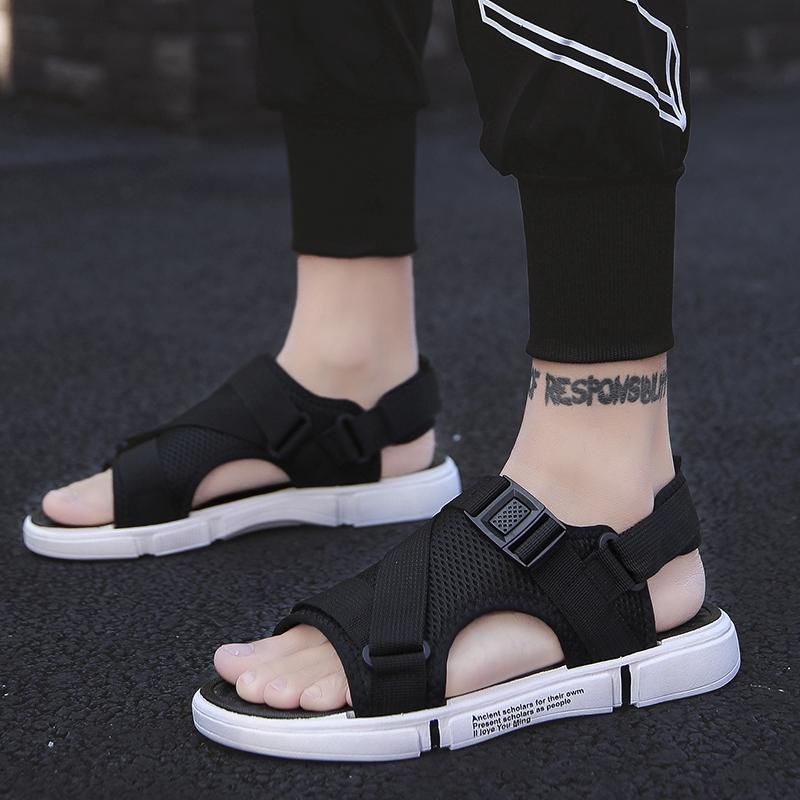 Sandal đế bệt phong cách mùa hè cho nam