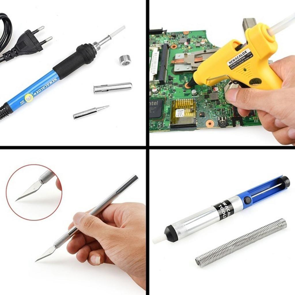 Soldering Iron Kit Adjustable Temperature Soldering Gun Welding Tools