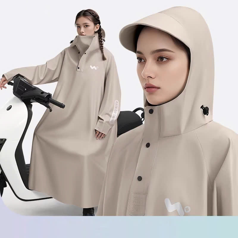 Áo Mưa Trùm Kín Thời Trang Vải Oxford Cao Cấp Chống Thấm Nước, Bền Đẹp, Dày Dặn, Tiện Lợi Mẫu Mới 2025 Freesize