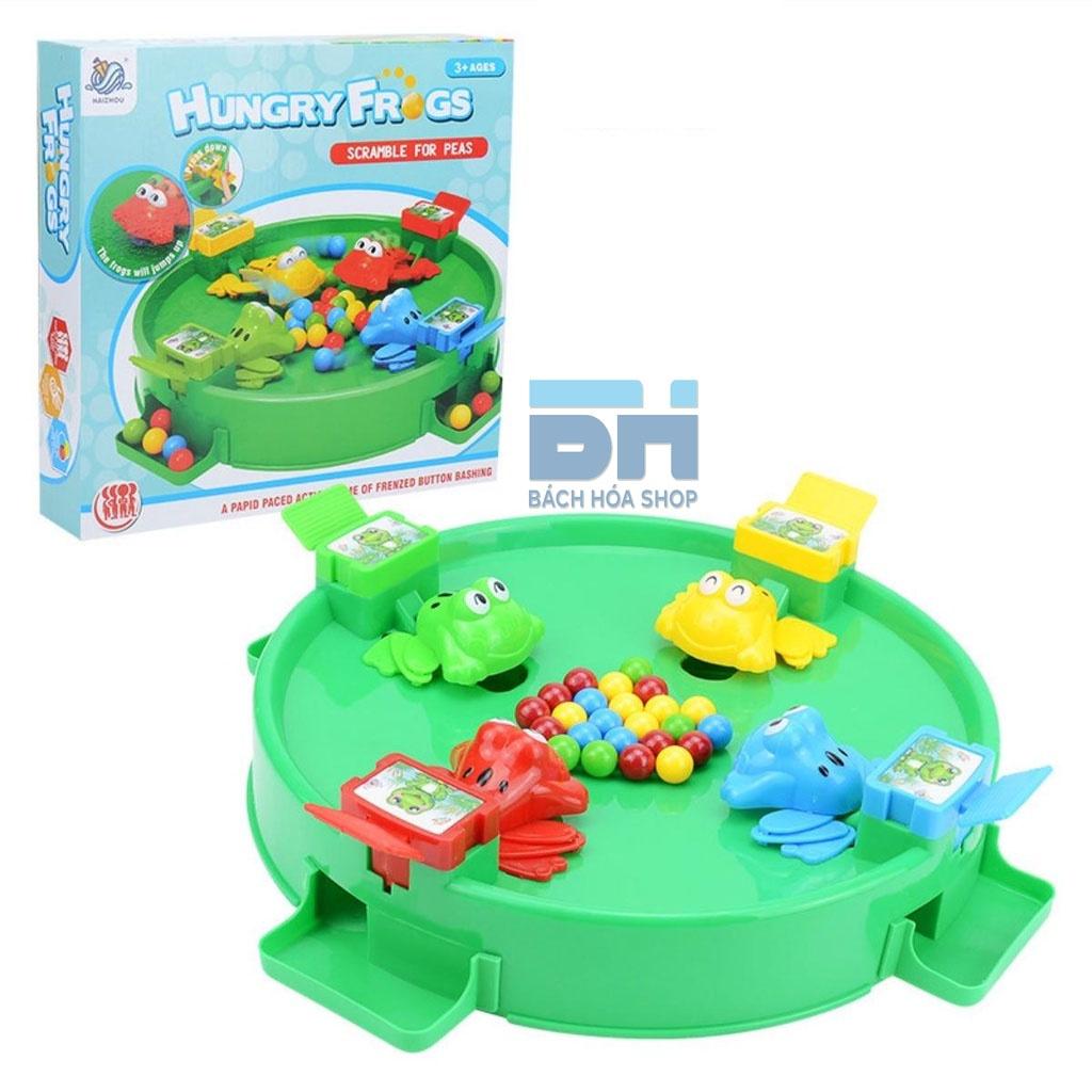 Đồ chơi Ếch ăn bi, hạt, đậu, kẹo vui nhộn có sẵn bi, cả nhà cùng chơi