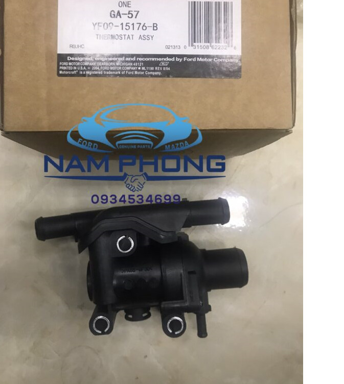 Vỏ van hằng nhiệt dành cho escape máy 2.0 - mã YF0915176B , Sử dụng cho các dòng xe ford  escape máy 2.0 , từ năm  2001 – 2005 , CONNECTION WATER